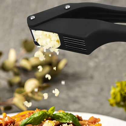 1pc Stainless Steel Garlic Press, Multifunctional 2in1 Garlic Slicer & Mincer, Washable Garlic Crusher, Kitchen Garlic Chopper, Ginger Squeezer, Garlic Masher, Kitchen Gadgets, No Power Required