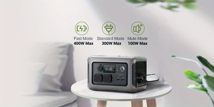 ALLPOWERS R600 299Wh Portable Power Station LiFePO4 Battery AC Output Solar Generator with 600 W Batteries, 0-100% Quick Charge In 1 Hour for Camping, Motorhome, Emergency, RV, Portable Generator for Camping, Solar Battery, G