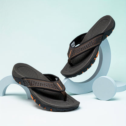 Sandálias retro sem atacadores para homem - Sola confortável em EVA, forro em tecido respirável, design de bico redondo para praia, caminhadas e uso casual - Calçado outdoor para todas as estações, sandálias com tiras