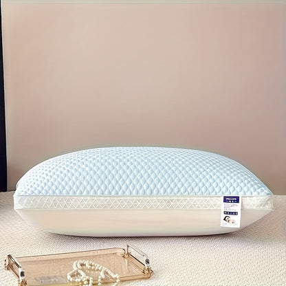 2pcs Cooling Breathable Cold Doudu Ice Pillows for Neck Support - Ergonomic Design, 100% Polyester, All-Season Use, Hand Wash Only, Home &amp; Hotel Bedding Essentials, Neck Pillow for Sleeping, Sleek Pillow Design, Polyester Fil