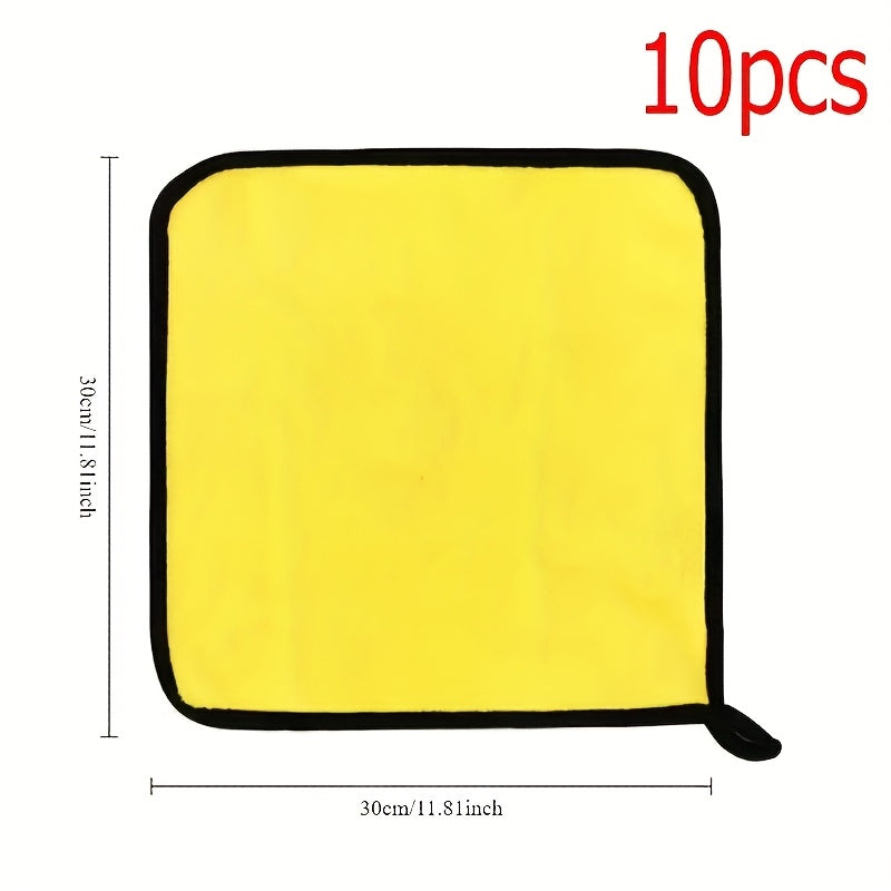 20/10 Microfiber Car Cleaning Towels, Car Wash Towels, Absorbent Dry Microfiber Cleaning Cloths, Car Wash Cleaning Cloths, Car Detailing - Father's Day Gift - Christmas - Halloween - Holiday Gifts