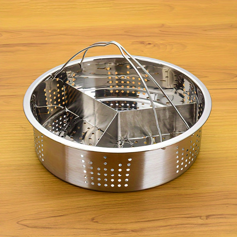 Steamer Basket for Instant Pot Stainless Steel Steamer Basket Rack Holder Trio Separator Pressure Cooking