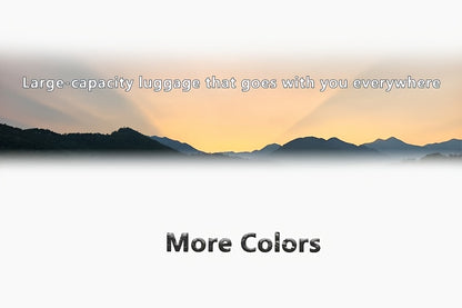 Hard Shell Spinner Luggage, Front Opening, Telescopic Handle, Durable ABS+PC Material, TSA Lock, Cup Holder, Shock Absorbing Wheels, Iron Pull Handle, No Electricity Required, No Print, for Travel