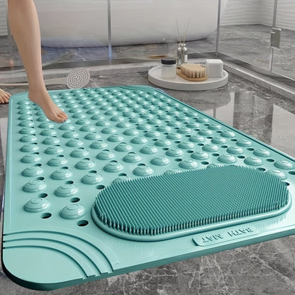 Available in 5 colors, bathroom anti-slip massage mat, hotel shower floor mat, toilet mat, shower bath rug, home massage pad