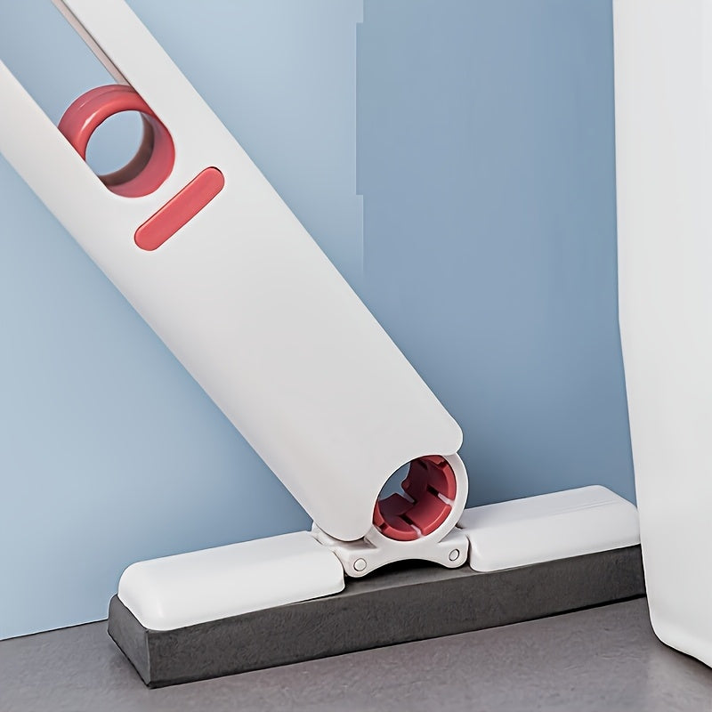 4pcs/1 Set Mini Mop with Self-Squeezing Mechanism - Portable, White Synthetic Fiber Cleaning Tool, Suitable for Home, Living Room, Bedroom, Furniture and Window Cleaning, Window Cleaning Tool | Modern Mini Mop | Compact Desig