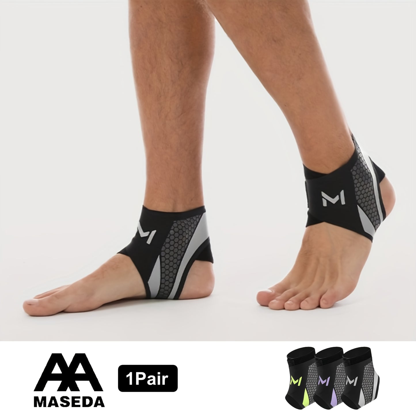 2pcs High-Quality Adjustable Ankle Compression Support Straps, Breathable and Lightweight for Daily Use, Unisex Design with Secure Fit