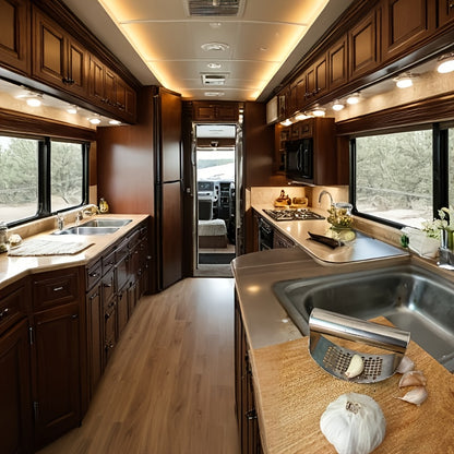 Heavy-Duty Manual Garlic Press & Crusher - 304 Stainless Steel Garlic Grinder with Lever, Adjustable Thickness, Easy-Clean Mincer for Kitchen & Restaurant Use - Garlic Peeler, Crusher (No /Squeeze)