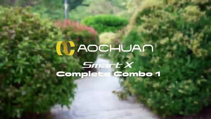 Smart X Complete Combo1 Three-Axis Stabilizer Compatible with Android&Phone 12 13 14 15 16 Pro Max Comes with Portable Carrying Bag Retractable Tripod RGB Fill Light AI Tracking 360 Degree Rotation Multi-Angle Shooting Gestur