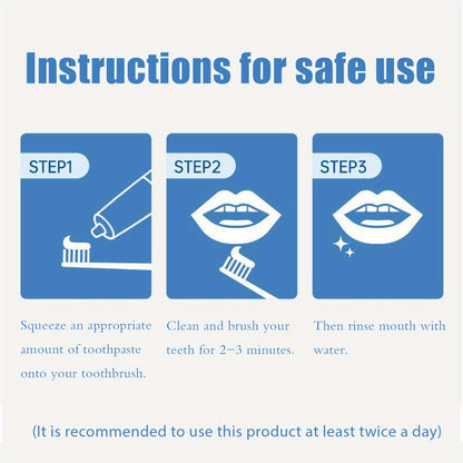 Hydroxyapatite toothpaste, 10% hydroxyapatite teeth whitening, essential pepper oil cleansing paste, deep cleansing fresh breath paste, basic cleansing, suitable for everyone.