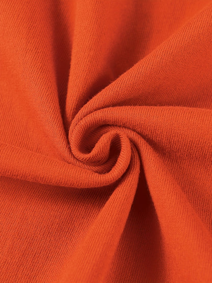 T-shirt infantil de cor sólida, blusa casual de manga curta, t-shirt infantil para o verão.