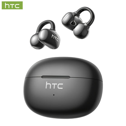 HTC NE55 real-time translation head-mounted OWS open wireless headset, supports the latest BT V6.0, noise reduction, clear calls, HIFI high-quality sound quality, built-in microphone, language translation, ergonomic design, d