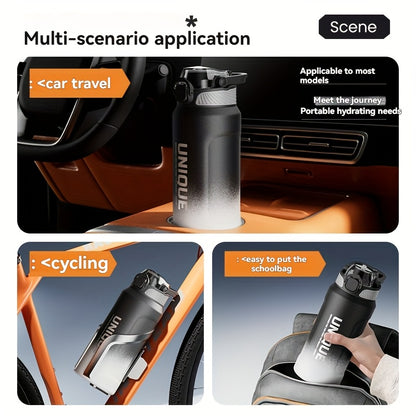 32oz Stainless Steel Pop-Up Water Bottle nRMEi - 316 Stainless steel, BPA-Free, 4-season hot/cold water retention, large capacity for outdoor activities, travel, daily use, insulated water bottle, Sleek M