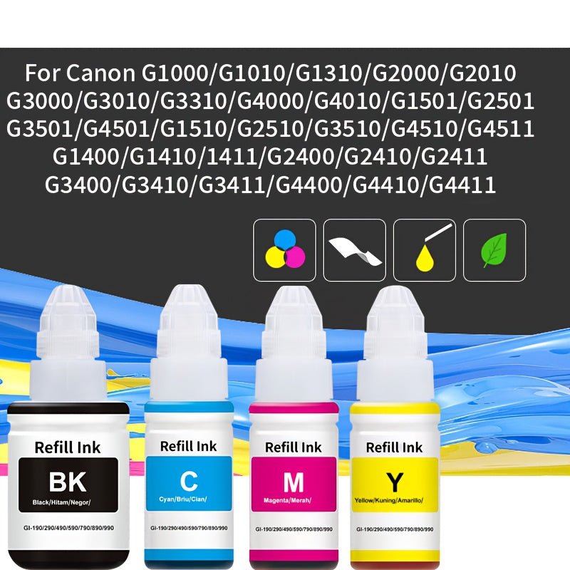 for Canon printer G1010/G1310/G2000/G2010/G3000/G3010/G3310/G4000/G4010/G1400/G1410/1411/G2400/G2410/G2411/G3400/G3410/G3411/G4400/G4410/G4411/G1501/G2501/G3501/G4501/G1510/G2510/G3510/G4511/G4510INK