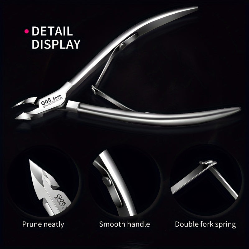 Cuticle Scissors Trimmer For Ingrown Nail, Nail Care Beauty Manicure Products Tool, Dead Skin Remover Nipper Accessories Tool