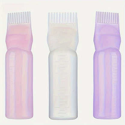 120ml Hair Dyeing Bottle with Comb Shampoo and Applicator Tool - Easy and Precise Hair Color Application