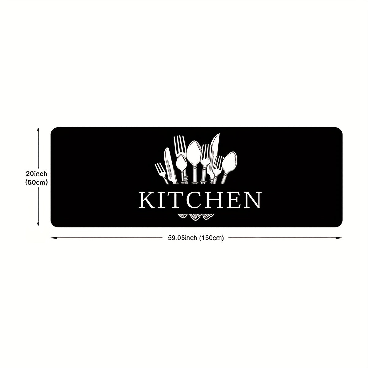 1pc, Soft Thickened Kitchen Mat, Non-slip Oil-proof Floor Mat, Waterproof Runner Rug, Dirt-resistant Floor Mat, Machine Washable, Entrance Doormat, Kitchen Living Room Laundry Bathroom Water-absorbing Floor Mat Set, Room Deco