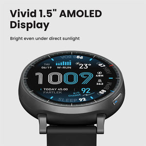 Smartwatch Amazfit W2556GL1N Preto 1,5