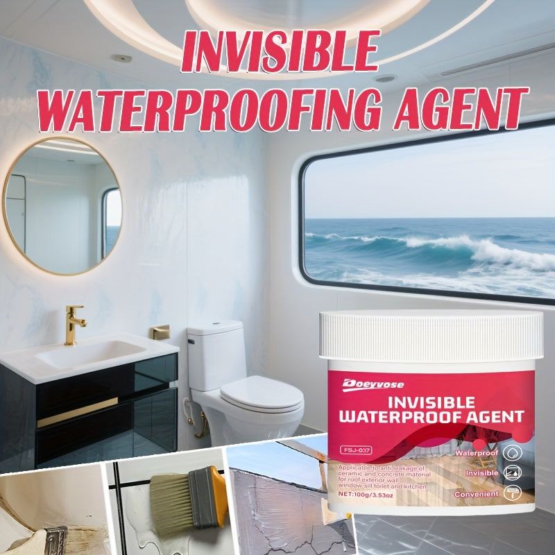 O impermeabilizante multifuncional transparente Doeyvose Marine é adequado para utilização no interior e no exterior em barcos, cozinhas, casas de banho, pias, tubagens, bancadas e paredes. Também pode ser utilizado em azulejos.