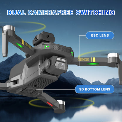 GD95 Quadcopter Drone, Foldable Drone, Drone with 480P Camera, with Gesture Selfie/altitude Hold/one-button Start/with Optical Flow Hovering Function, A Gift for Lovers/family/friends
