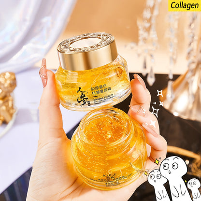 Collagen Ginseng Moisturizing Cream, Firming Cream, Rich in Collagen, Moisturizing And Hydrating Without Drying, Firming Skin, Anti-Aging Skincare,Make Skin Younger-Looking, Cream Suitable for All Skin Types