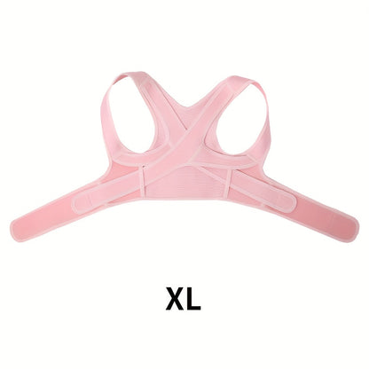 Adjustable Posture Brace with Thoracic Lumbar Support - Back, Hunchback & Round Shoulder, Comfortable Body Support Belt for &, Ideal for Scoliosis, Osteoporosis (Black)