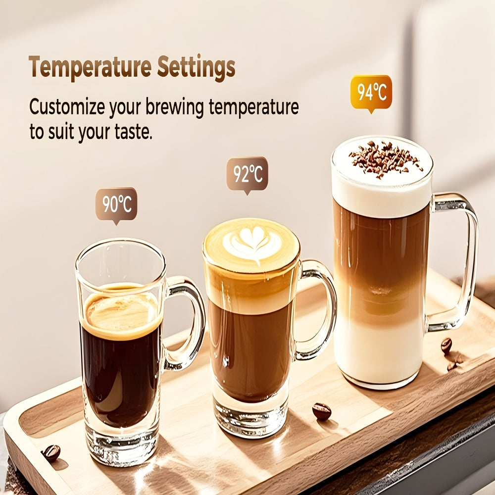 CAFELFFE Espresso Coffee Machine with Milk Frother And Steamer, Espresso Machine with 20 Bar Pump Pressure, Espresso Machine with LCD Touch Screen for The Barista At Home Or Latte Cappuccino Masch