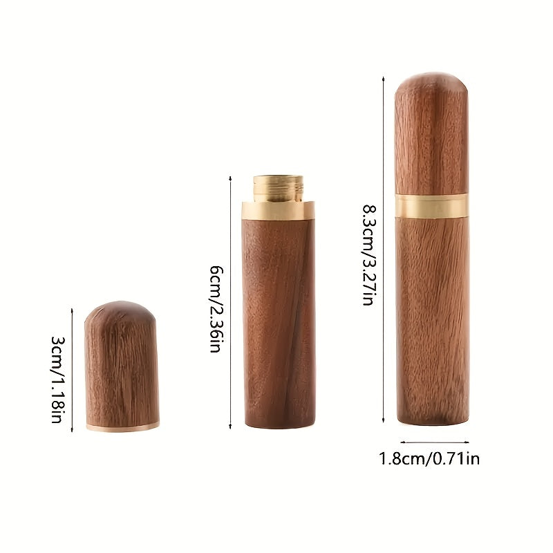 Self threading needle set, various sizes, wooden storage tube, easy insertion for the elderly, hand sewing, bed sheets, clothes and embroidery