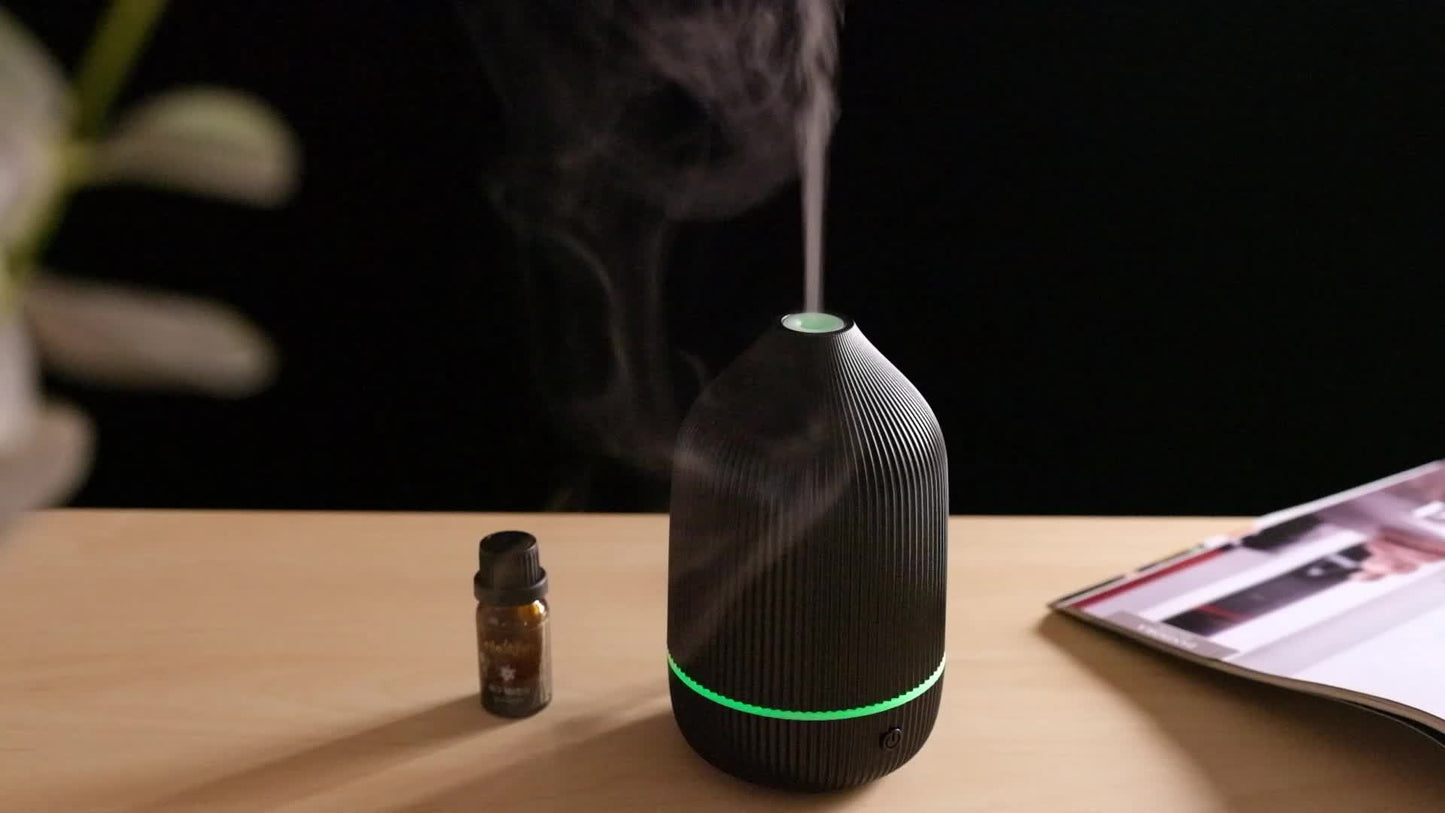 1pc AromaCare USB Powered Cylinder Aroma Diffuser, Air Purifier & Humidifier with Automatic Shut-Off, Waterless Ultrasonic Mist Maker for Enhanced Sleep & Relaxation, Ideal for Home, Office & Travel