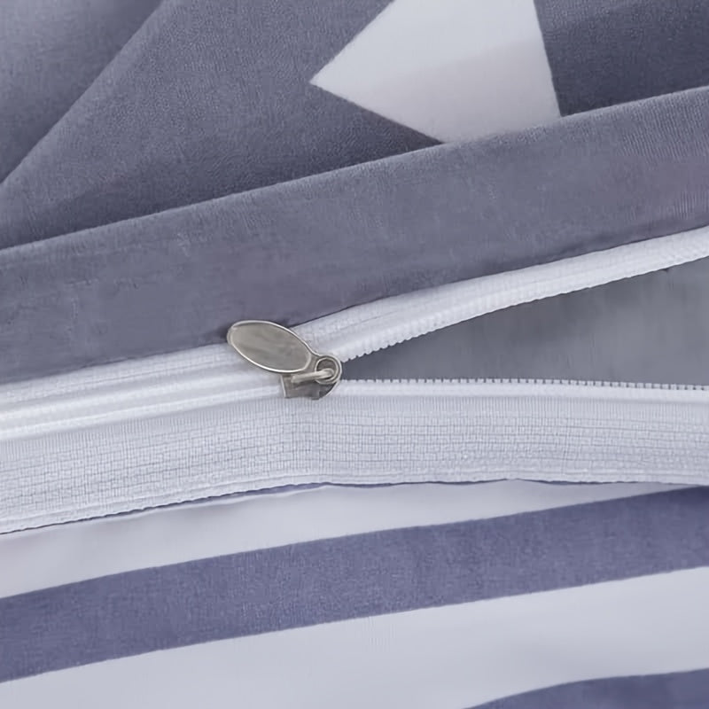 Four Seasons Four-Piece Set of Active Print Fabric, 1pc Quilt Cover Without Quilt Core, 1pc Bed Sheet, 2pcs Pillowcase Without Pillow Core, Comfortable, Soft, Breathable, Active Print Fabric, Suitable for Dormitory, Living Ro