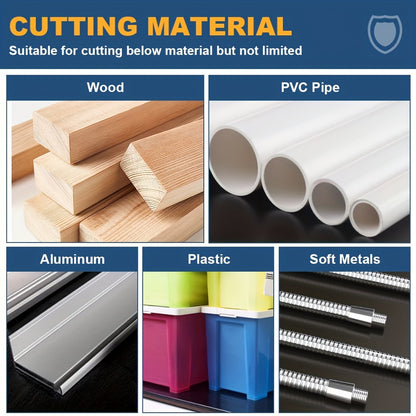 1set 9pcs Cutting Wheel Set For Drills Rotary Tools, Drill Saw Blades For Rotary Tools 6pcs HSS Saw Disc Wheel Cutting Blades With 1pc 1/8" Round Shank, 1pc 1/4" Round Shank, One Screwdriver For Wood Plastic Aluminum Cutting