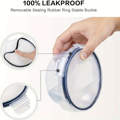 48pcs Airtight Food Storage Container Set with Labels And Marker, Includes 24 Lids + 24 Containers, Reusable & Leak-Proof Plastic Storage Containers for Meat, Eggs, Fruit And Vegetable, Perfect for Pantry, Travel, Outdoor Pic