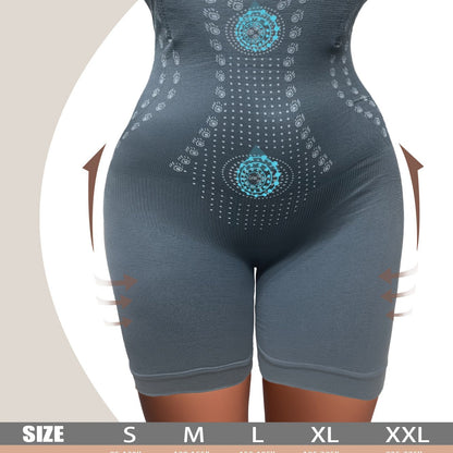 1pc Women's High-Waist Shapewear Waist Trainer Panty - Posture-Correcting Tummy Control Leg Opening, Butt Lift & Abdomen - Multi-Size Options (S-XXL) - Non- Body Shaping Underwear with High & Smooth Texture - Felt Belly Contr