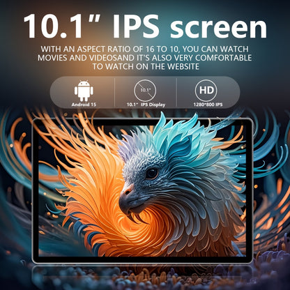 CRELANDER W30 2 in 1 Tablet PC Android 15 Tablet, RAM 12GB (4+8GB Expand)+128Gb ROM, with Case, (Keyboard, Mouse, Pen) Can Optional, 2.4G/5G Wifi, GMS, GPS, Google, Pad, Tablet PC, Tablet, Pad