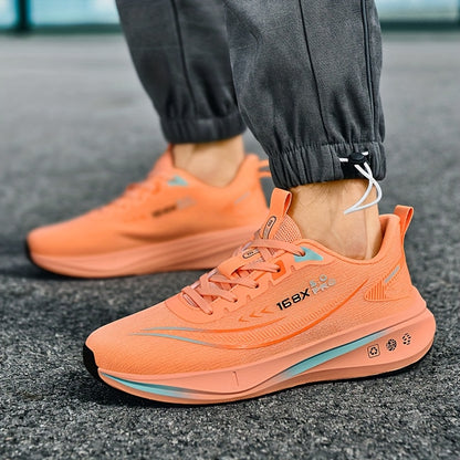 Men's Running Sneakers – Lightweight and Breathable, Soft Cushioned Outsole for Road & Trail Use Multi-Functional Non Slip Shoes Suitable for Marathon Triatlon Off-Road Cycling Gym Aerobics Hiking Mountaineering Daily Wear