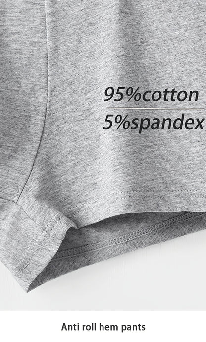 10pcs Men's Cotton Underwear, Casual Boxer Briefs, Breathable Comfort Stretch Sports Short Pants, Underwear for Men Boxers, Boxer Shorts for Men Personalised Gifts, Leisure Underwear, Casual Wear, Snug Fit, Stretchable Fabric