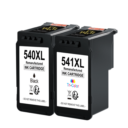 PG 540 XL CL-541XL tinteiros (2 unidades) Substitutos para tinteiros de impressora Canon 540 541 PG540 CL541 para impressoras Canon TS5150 MG3600 MG3650 MG3650s MG4200 TS5151 MX475 MX530