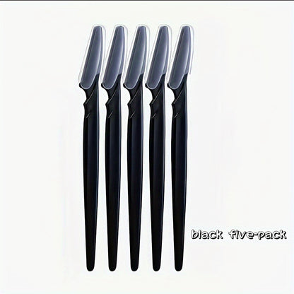 3-24pcs Eyebrow Razor Shaper Set, Facial Hair Remover Trimmer Grooming Kit for Women and Men, Stainless Steel, Non-Electric, No Battery Required, with Various Colors for Versatility