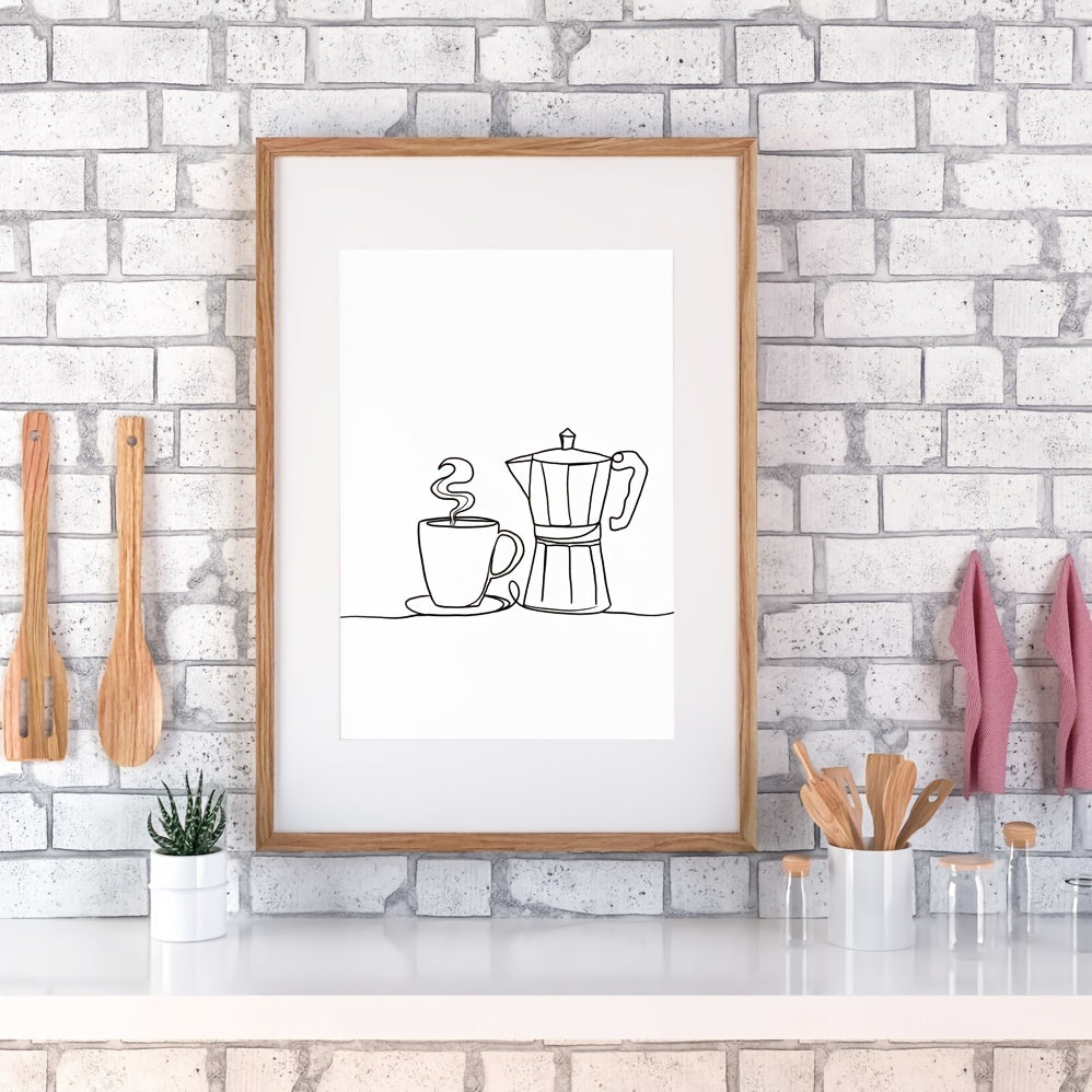 3pcs/set Canvas Print Posters, Line Drawing Canvas Wall Art Decor, For Living Room Wall Decor, Bedroom Wall Decor, Office Kitchen Wall Décor, No Frames