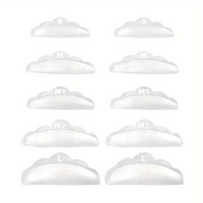 20pcs Eyelash Lifting Kit Silicone Pad Eye Lash Perm Pads Eyelashes Extension Accessories 3D Eyelash Curler Applicator Tools (10Pairs)