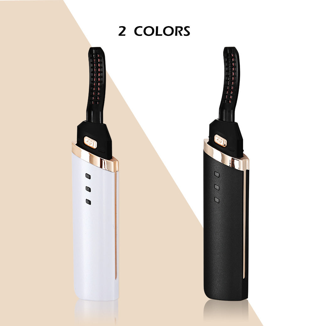 Long-Lasting Portable Electric Eyelash Curler with Heated Technology - Perfect Gift for Women