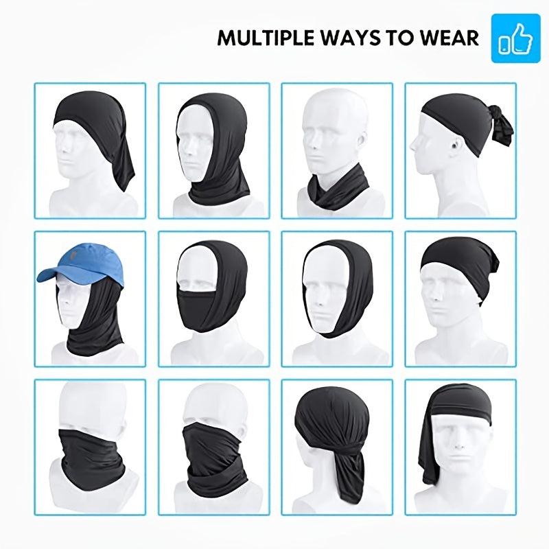 Windproof and Dustproof Multifunctional Mask Scarf for Sports Riding - Protects Against Wind, Dust, and Sun, Breathable and Comfortable