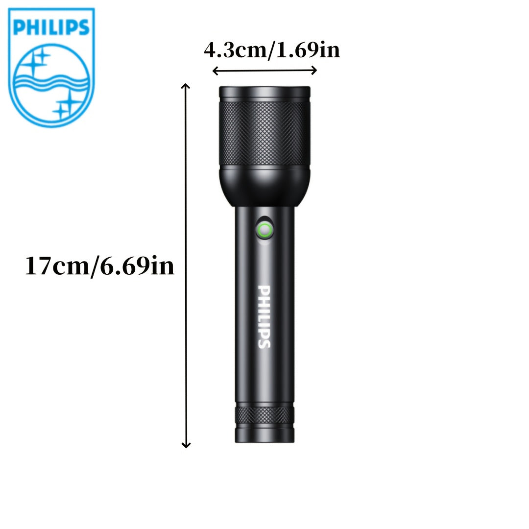 Flashlight (Enhanced Super Bright Version) Large Capacity Battery Long Life, Zoomable - Ultra Long Range & Floodlight, Type-C Charging Suitable for Home, Emergency Lighting, Outdoor Lighting Equipment Traveling, Night Fishing