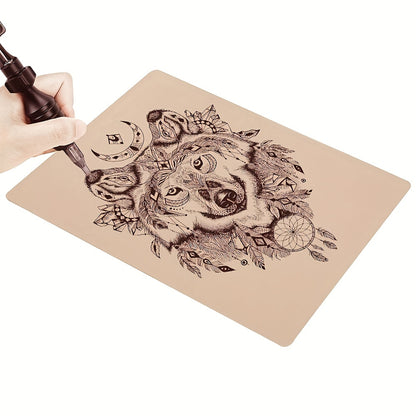 5pcs Blank Tattoo Practice Skin, Double Sides Microblading Practice Skin For Tattoo, Eyebrow, Lips Tattoo Kit Tattoo Supplies For Beginner & Experienced Tattoo Artist