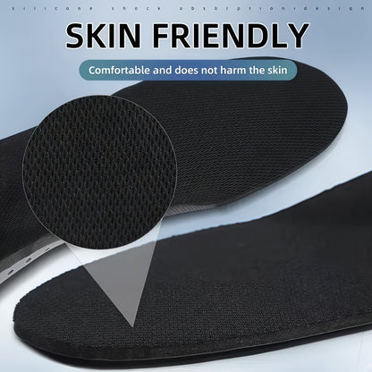 1 Pair High-Elasticity Gel Cushioned Insoles with Carbon Plate Arch Support, Thickened Non-Slip Stability, Breathable & Sweat-Absorbing Shock Absorption for Running, Basketball - Unisex Sports Shoe Accessories, Sports Footwea