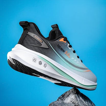 Men'S Running Shoes – Lightweight, Breathable, Soft Cushioned Sole, Suitable for Road and Outdoor Use, Multi-Functional Anti-Slip Sneakers for Marathon, Triathlon, Trail Running, Cycling Training, Gym, Aerobic Exercise, Hik