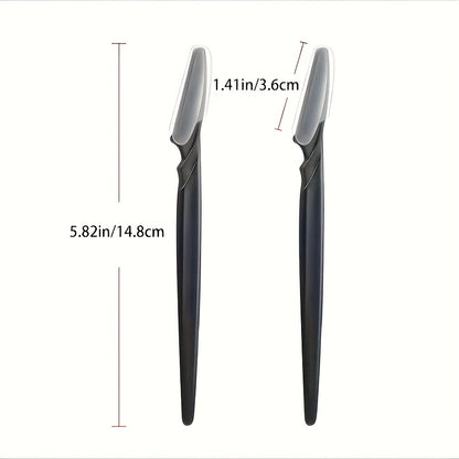 3-24pcs Eyebrow Razor Shaper Set, Facial Hair Remover Trimmer Grooming Kit for Women and Men, Stainless Steel, Non-Electric, No Battery Required, with Various Colors for Versatility