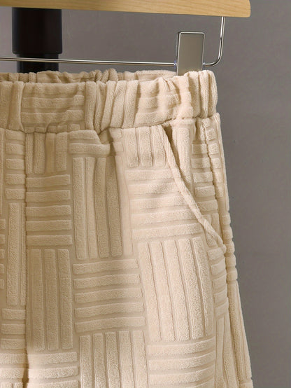 Boys' Fashion Casual Round Neck Short Sleeve T-Shirt + Casual Shorts Two-Piece Set, Perfect for Outdoor