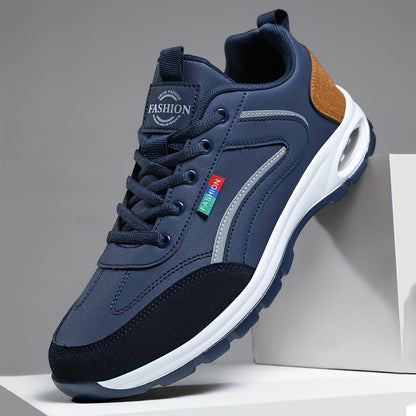 Calçado desportivo casual para homem com amortecimento de ar, confortável e leve para conduzir, lazer, treino e caminhadas ao ar livre.