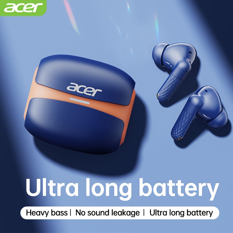 Acer OHR548 Pro Wireless Headphones | Wireless Active Noise Cancelling Headphones | Stereo | Deep Bass | Low Call Latency | Comfortable Wearing (Study/Business/Sports/Gym/Travel) | Compatible with (Mobile Phones/Tablets/Lapto