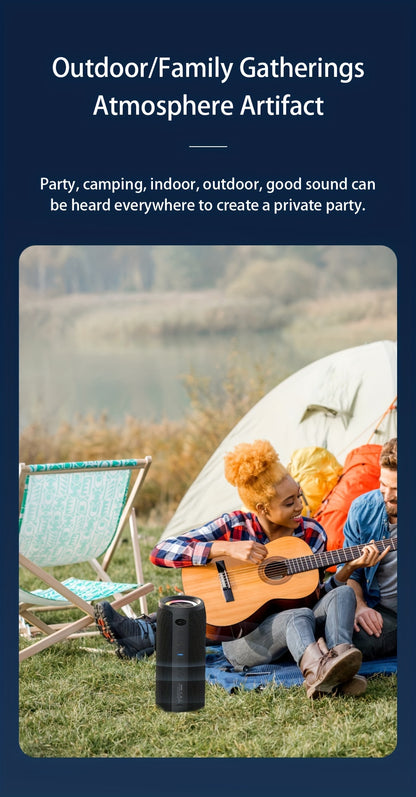 ZEALOT S51 Pro 40W Wireless Speakers - 16Hrs Playtime, Dual Pairing, Booming Bass, Waterproof IPX5, Portable with Handle, USB-C Charging, 7.2 Surround Sound, 40W Power, for Home, Car, Camping, Travel - Ideal Christmas Gift